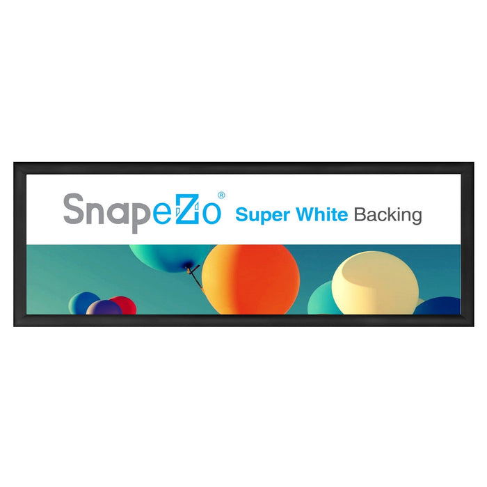 12x36 Black SnapeZo® Snap Frame - 1" Profile