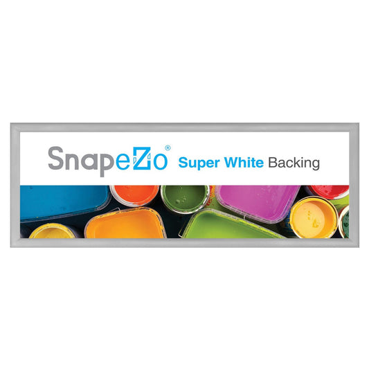 12x36 Silver SnapeZo® Snap Frame - 1" Profile