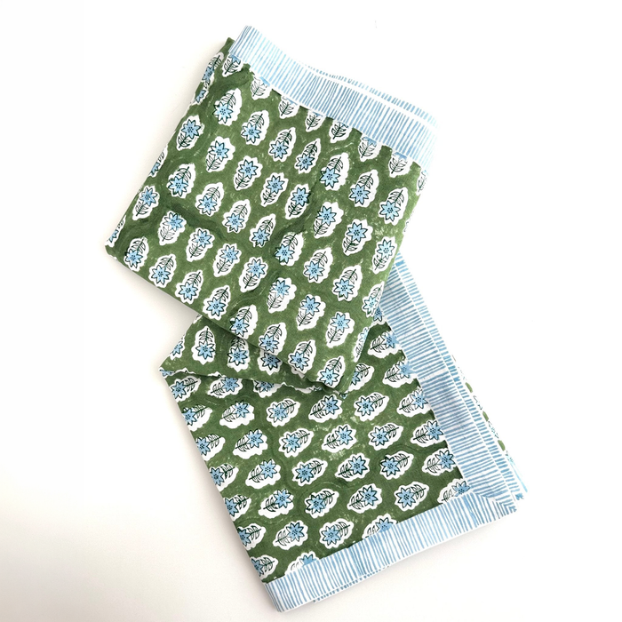 18x120 Hand Block Printed Table Runner