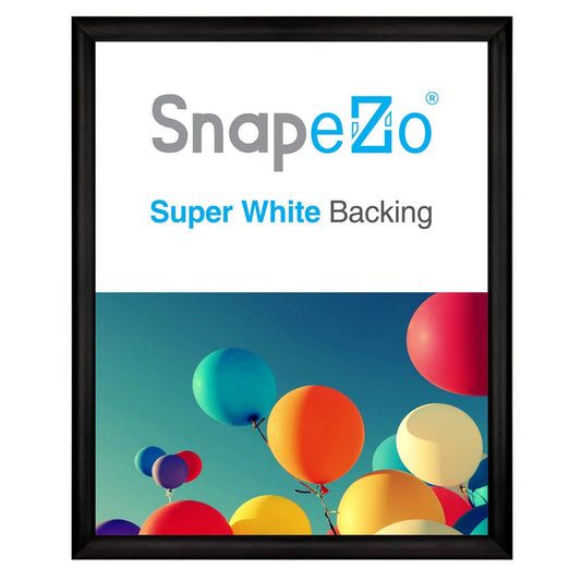 18x24 Brushed Black SnapeZo® Snap Frame - 1" Profile