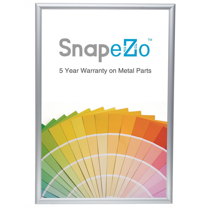 18x24 Brushed Silver SnapeZo® Snap Frame - 1 Inch Profile
