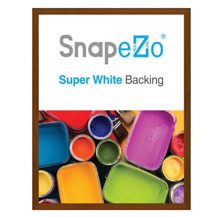18x24 Dark Wood SnapeZo® Snap Frame - 1" Profile