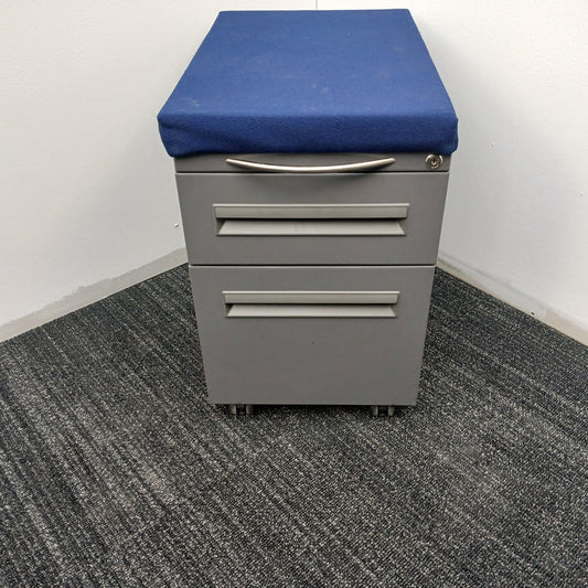 2 Drawer Pedestal File Cabinet