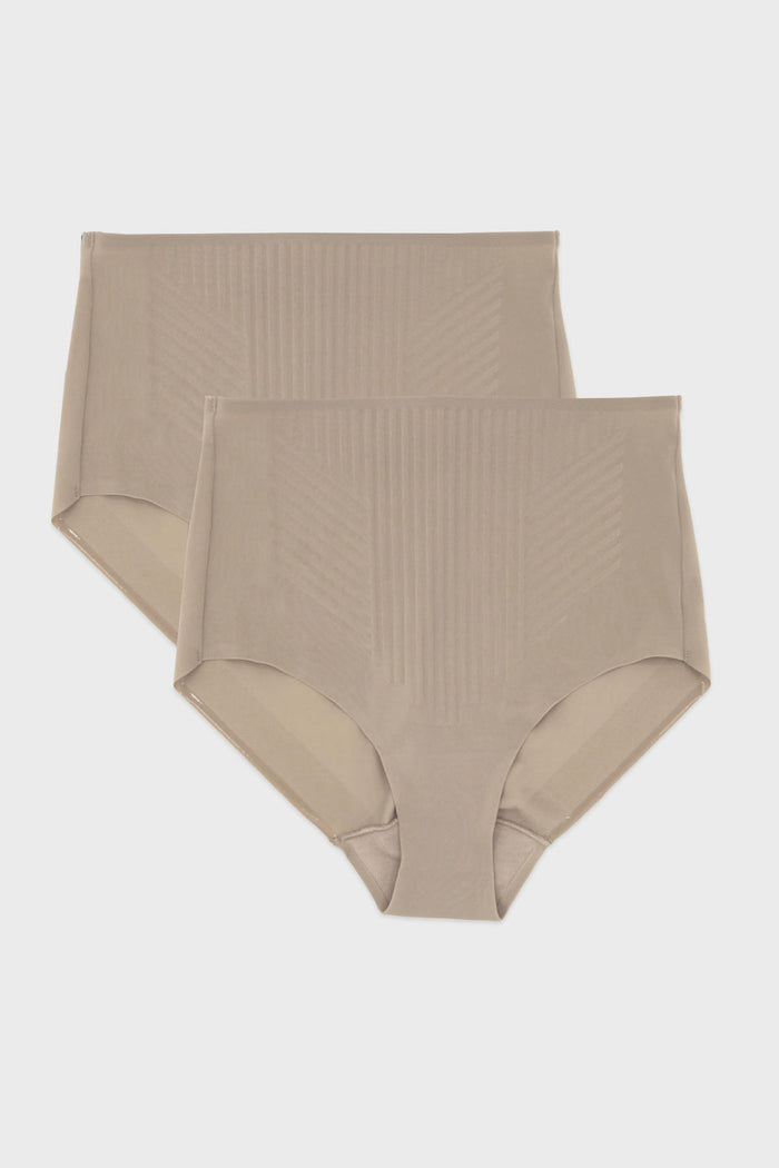 2 Pack Shaping Brief With Lycra Fit Sense® Print Technology