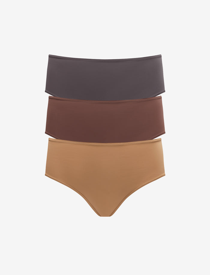 24/7® Classic High Waist Thong - 3 Pack