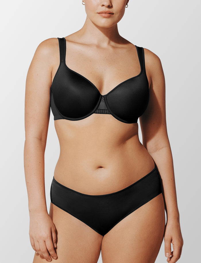 24/7® Perfect Coverage Bra, Black - Thirdlove - Nylon/Spandex,model2
