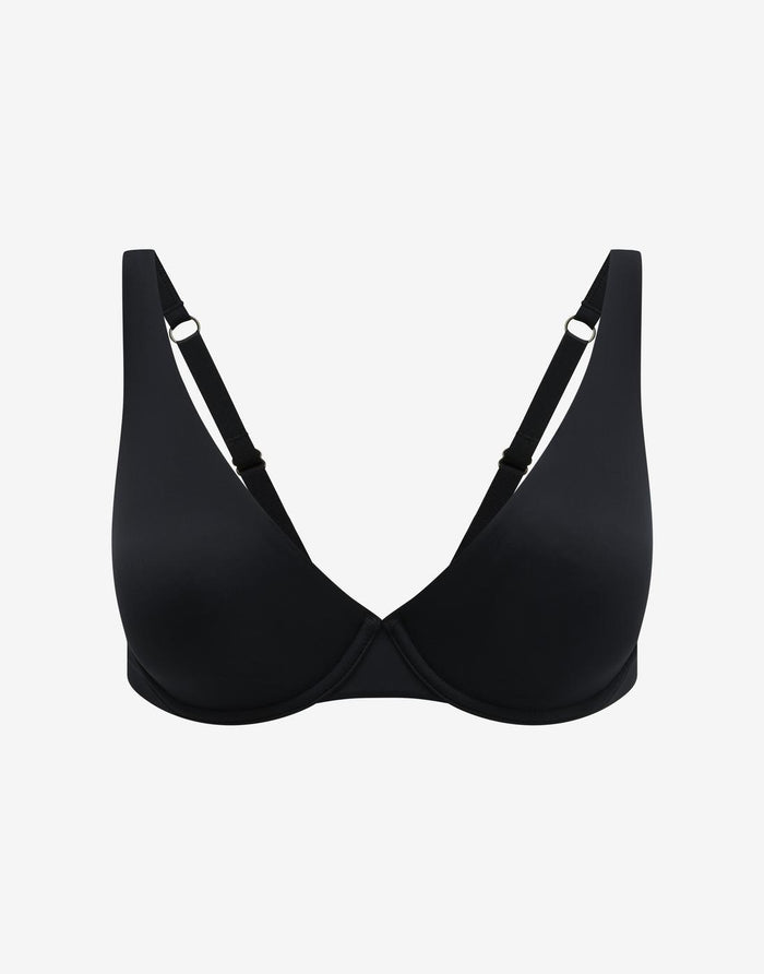 24/7® Second Skin Unlined Bra, Black - Thirdlove - Nylon/Spandex