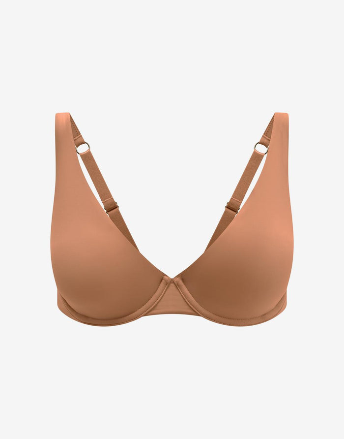 24/7® Second Skin Unlined Bra, Mocha - Thirdlove - Nylon/Spandex