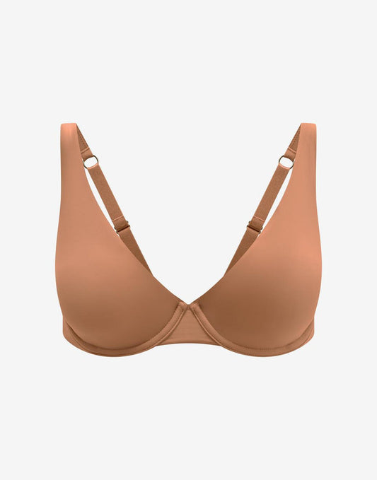 24/7® Second Skin Unlined Bra, Mocha - Thirdlove - Nylon/Spandex
