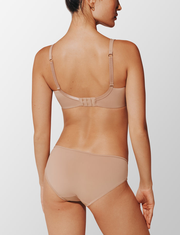 24/7® Second Skin Unlined Bra, Taupe - Thirdlove - Nylon/Spandex,model4