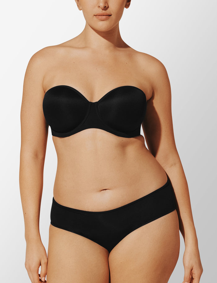 24/7® Classic Strapless Bra, Black - Thirdlove - Nylon/Spandex,modelH
