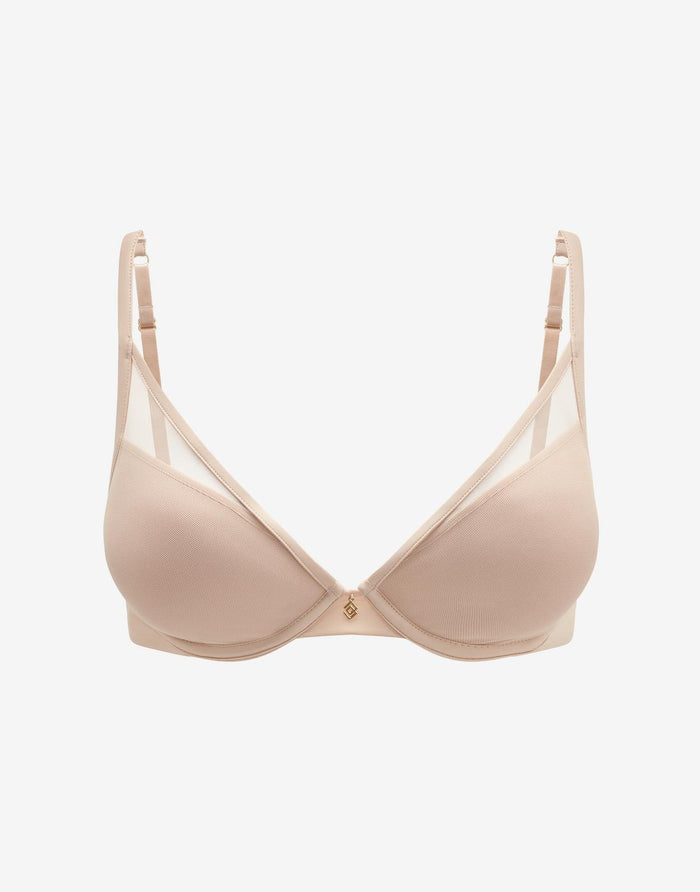 24/7® Classic Uplift Plunge Bra, Rose Dust - Thirdlove - Nylon/Spandex
