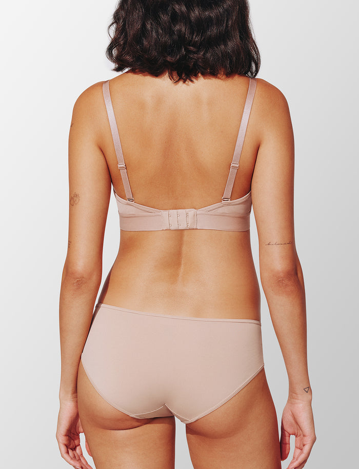 24/7® Classic Wireless Bralette, Taupe - Thirdlove - Nylon/Spandex,modelFFF