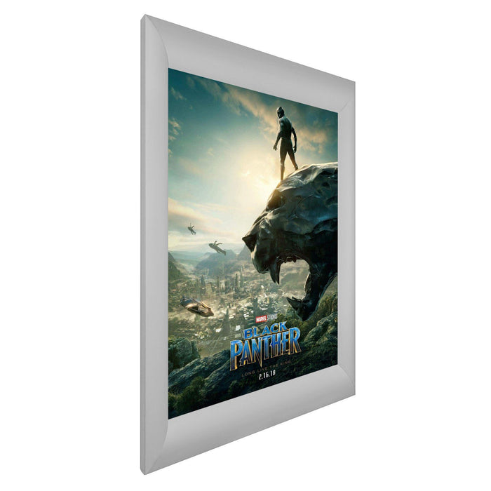 24x36 Silver SnapeZo® Snap Frame - 2.2" Profile