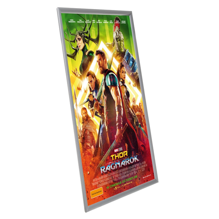 27x40 Silver SnapeZo® Snap Frame - 1.2" Profile