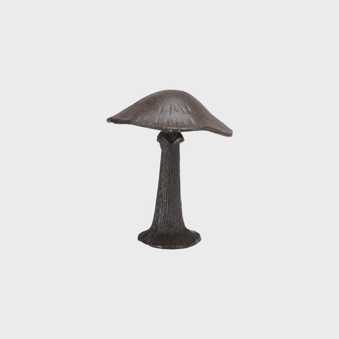 3-3/4" Round x 4-3/4"H Cast Iron Mushroom