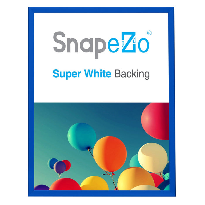 36x48 Blue SnapeZo® Snap Frame - 1.25" Profile
