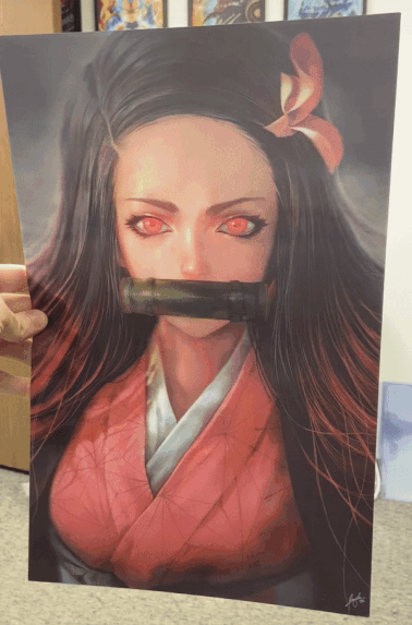 3D Transition [Demonic Sibling] Lenticular Print - Wizyakuza.com