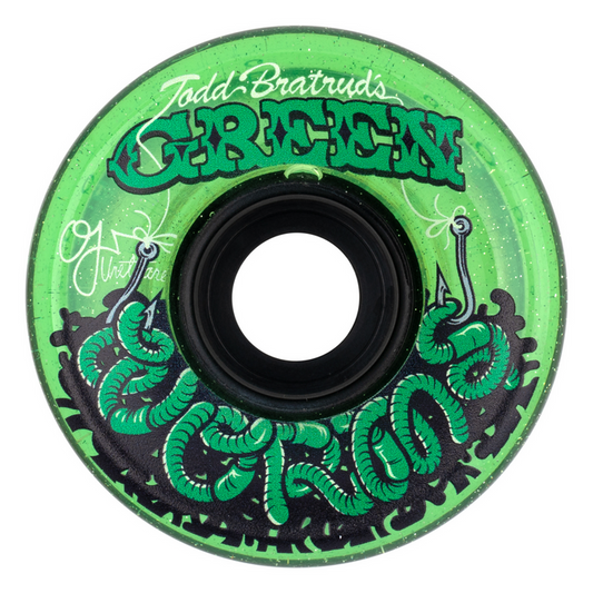 60mm 78a Green Worms Super Juice OJ's