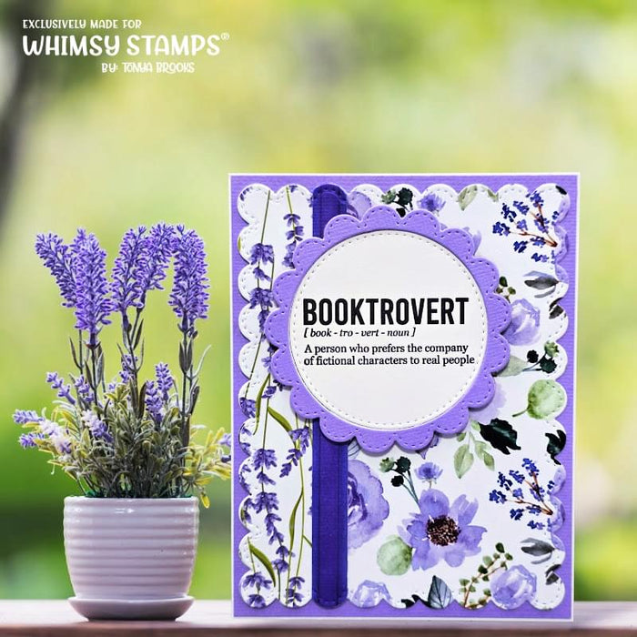Book Nerd Clear Stamps - Whimsy Stamps