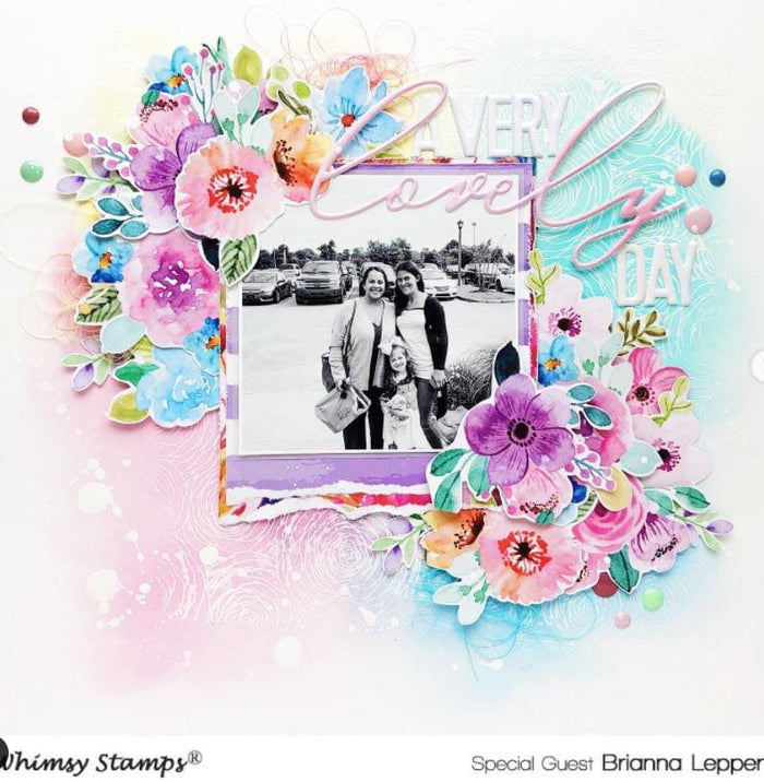 6x6 Paper Pack - Fabulous Florals - Whimsy Stamps