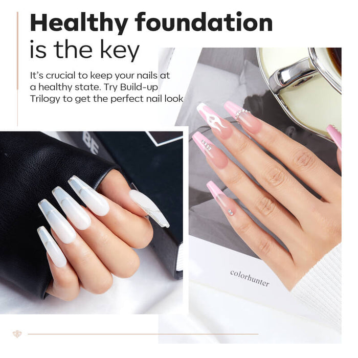 7-In-1 Builder Nail Gel & Top Coat & Base Coat Set 10ml Nail Basic MODELONES #