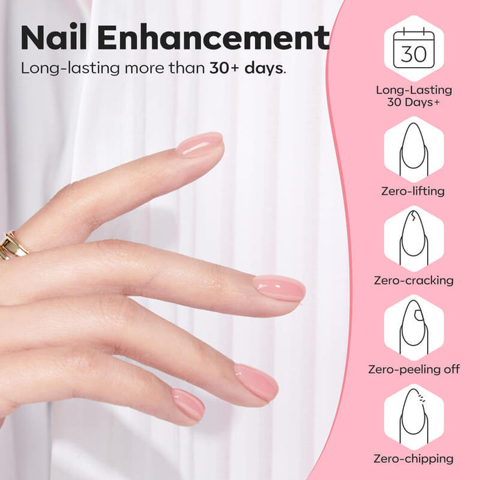 8-In-1 Builder Nail Gel Set 10ml - Pink & Rose Builder Gel MODELONES #