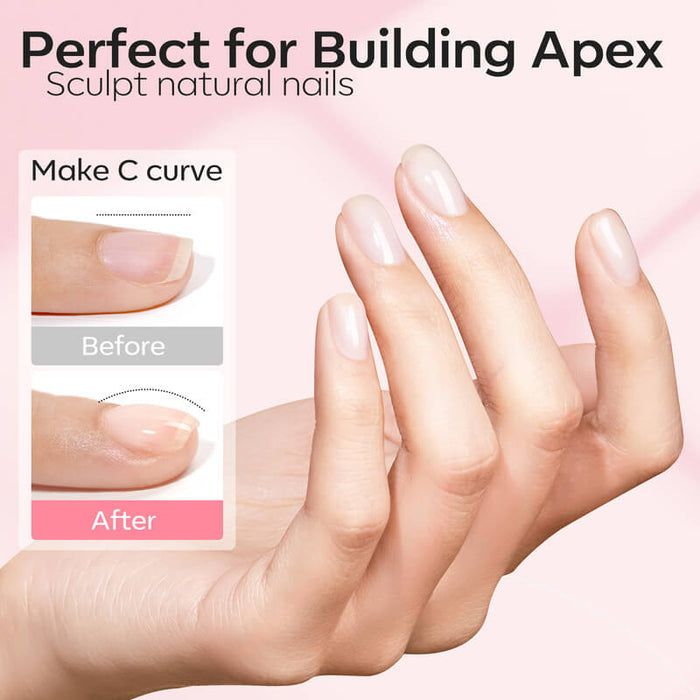 8-In-1 Builder Nail Gel Set 10ml - Pink & Rose Builder Gel MODELONES #