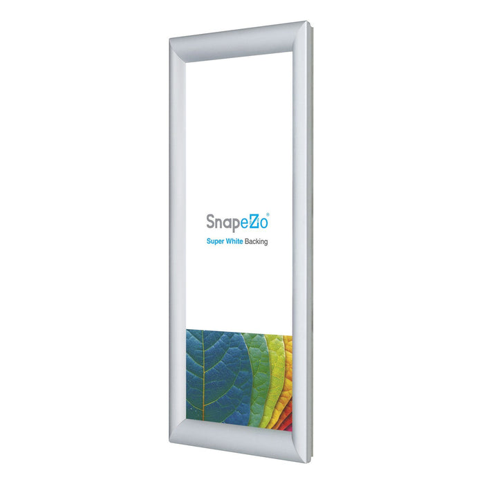 8x24 Silver SnapeZo® Snap Frame - 1 Inch Profile