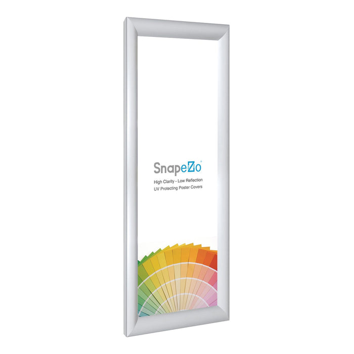 8x24 Silver SnapeZo® Snap Frame - 1 Inch Profile
