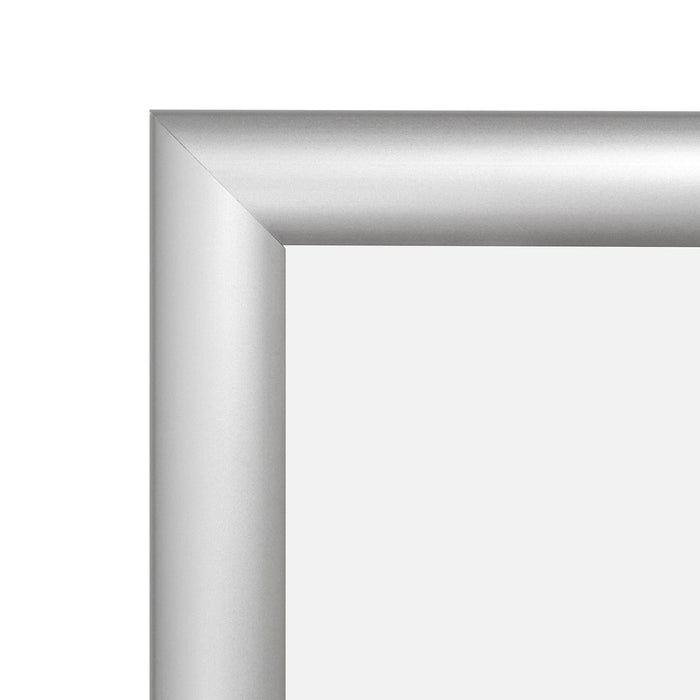 8x24 Silver SnapeZo® Snap Frame - 1 Inch Profile