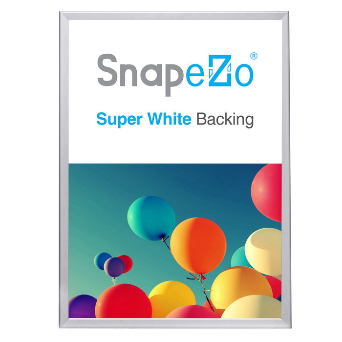 A1 Silver SnapeZo® Snap Frame - 1.25" Profile