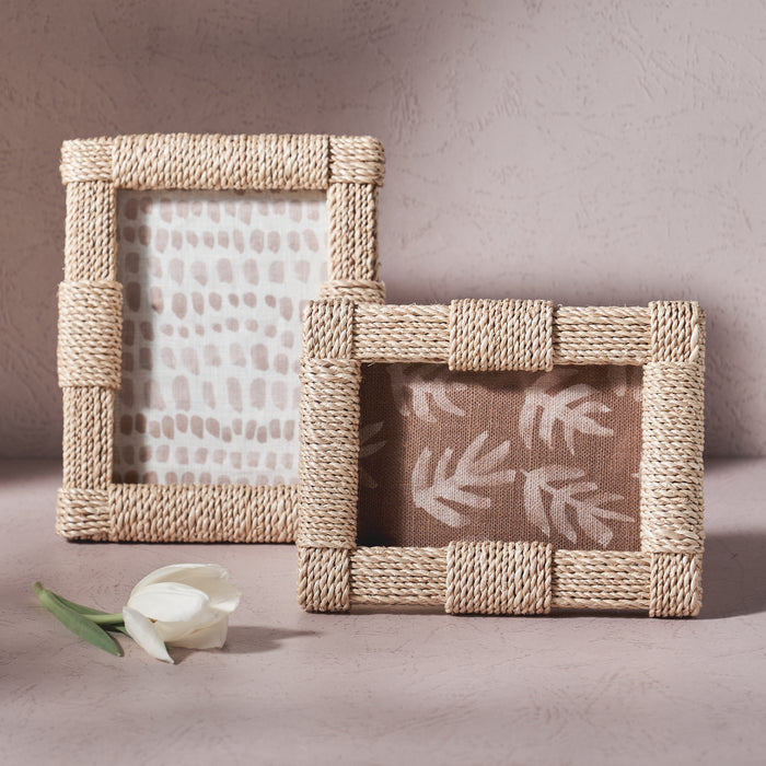 Abaca Rope Photo Frame
