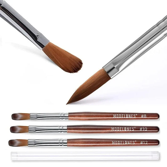 Acrylic Powder Nail Brush Trio