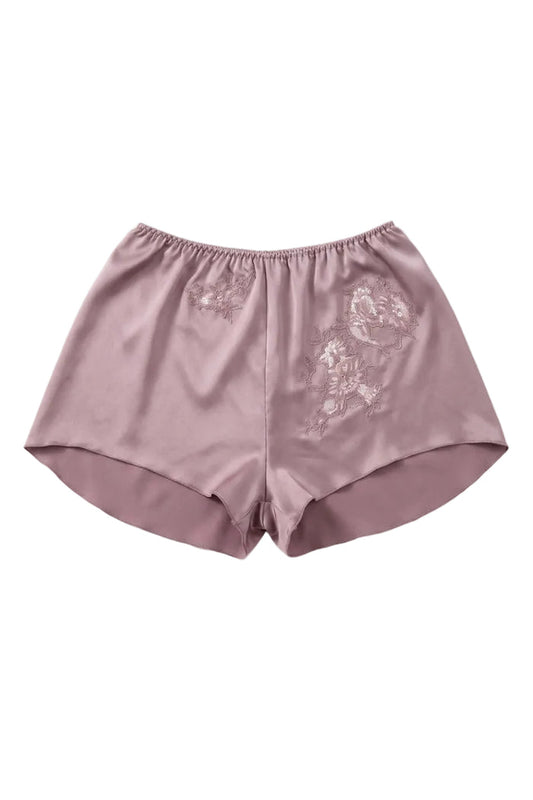 Ajoure dusty pink shorts