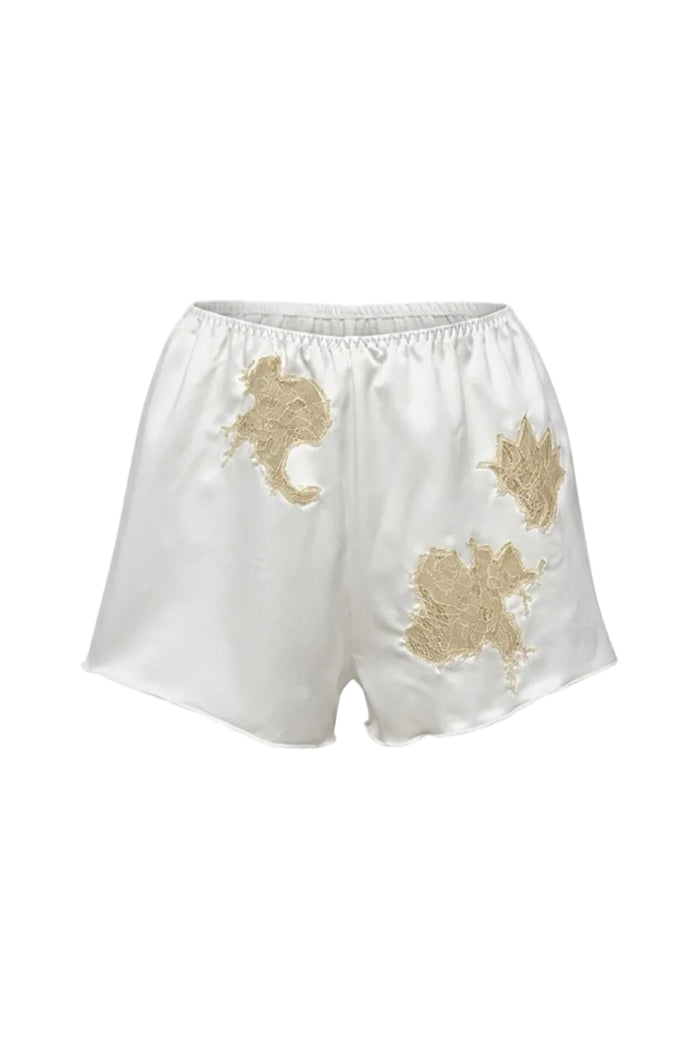 Ajoure ivory shorts