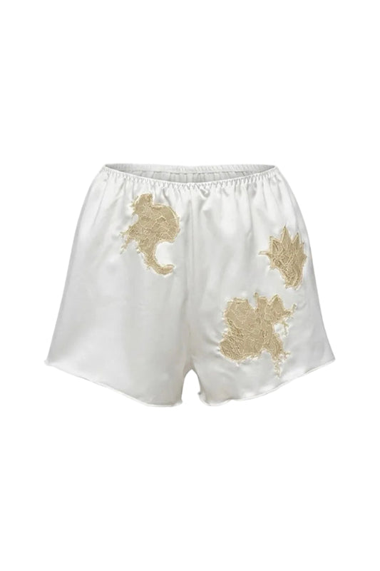 Ajoure ivory shorts