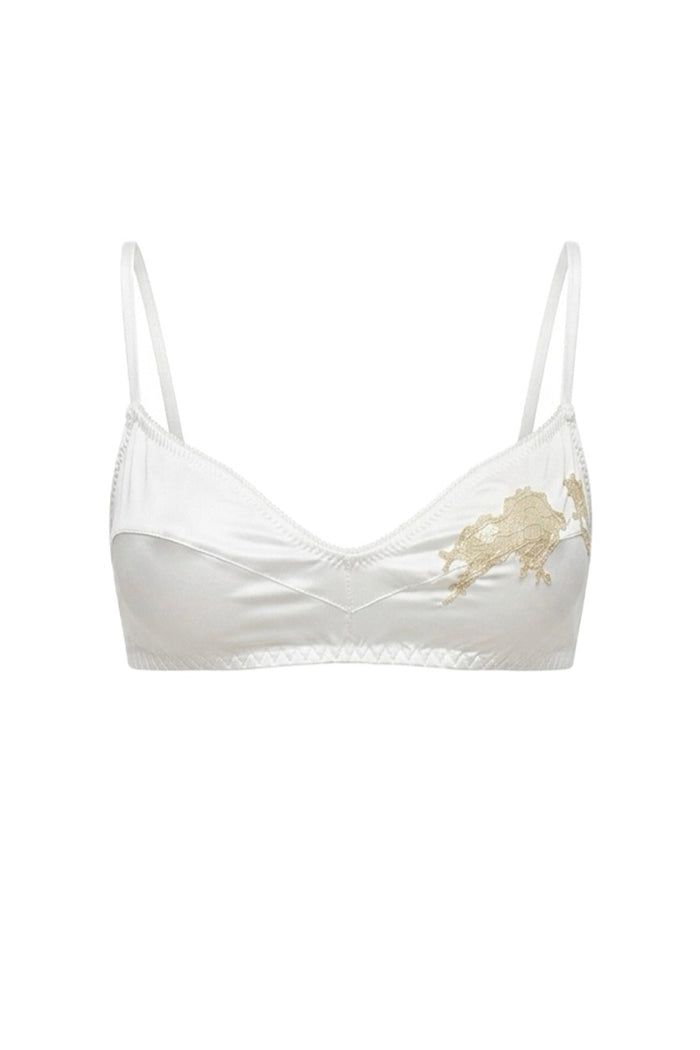 Ajoure ivory soft bra