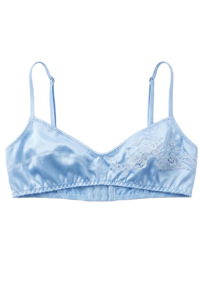 Ajoure Light blue soft bra
