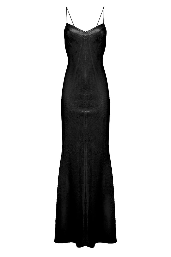 Alfa black evening dress