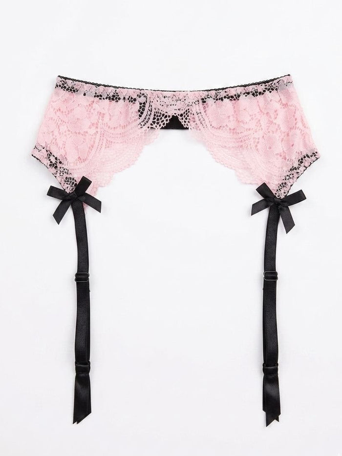 Alissia Pink garter belt