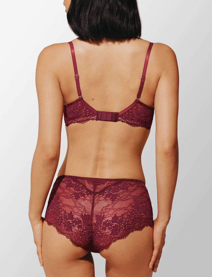 All Day Lace Push-Up Bra, Ruby - Thirdlove - 51% Recycled nylon/42% Nylon/7% Spandex,modelJJJ