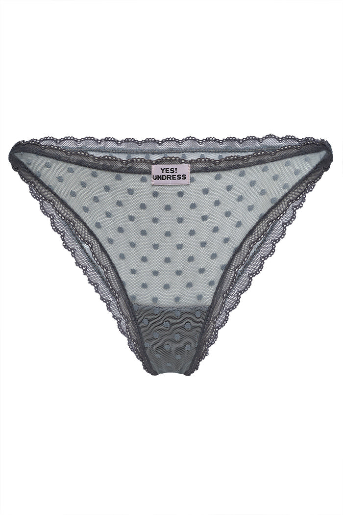 Amari grey dots panties
