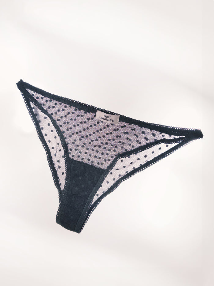 Amari grey dots panties