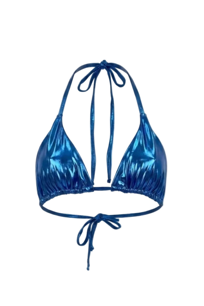 Amelia Rigel blue bikini top
