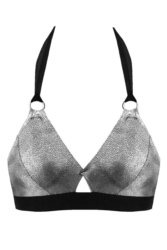 Amelia Silver bikini top - Bikini top by Love Jilty. Shop on yesUndress