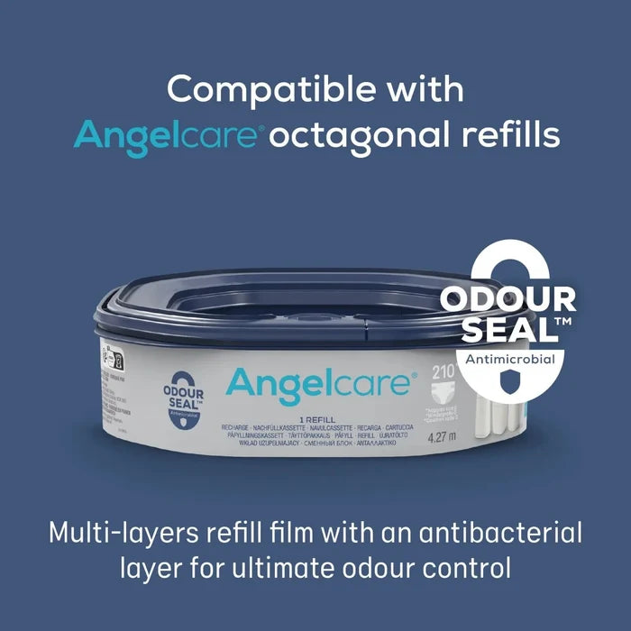 Angelcare Classic XL Nappy Bin with 1 Refill - ebebek - Black Friday