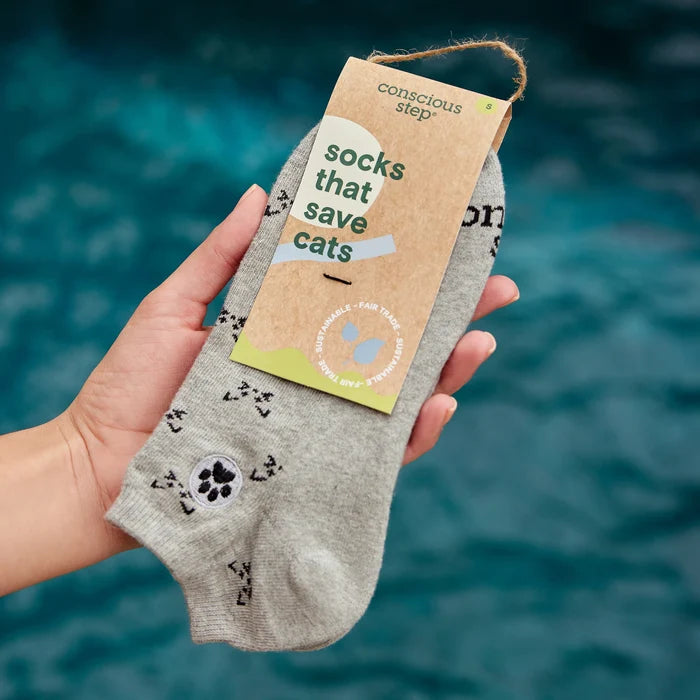 Ankle Socks that Save Cats