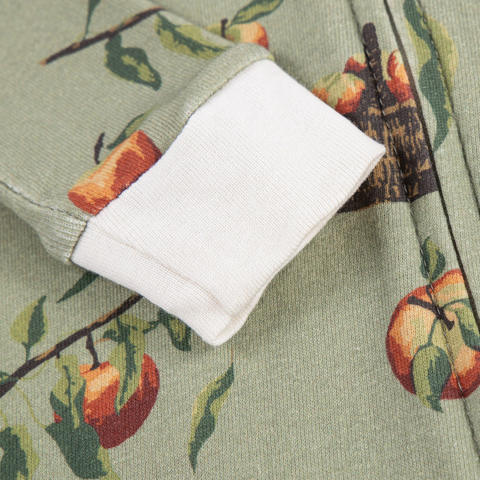 Apple Orchard Organic Cotton Zipper Pajama - Babies in Bloom