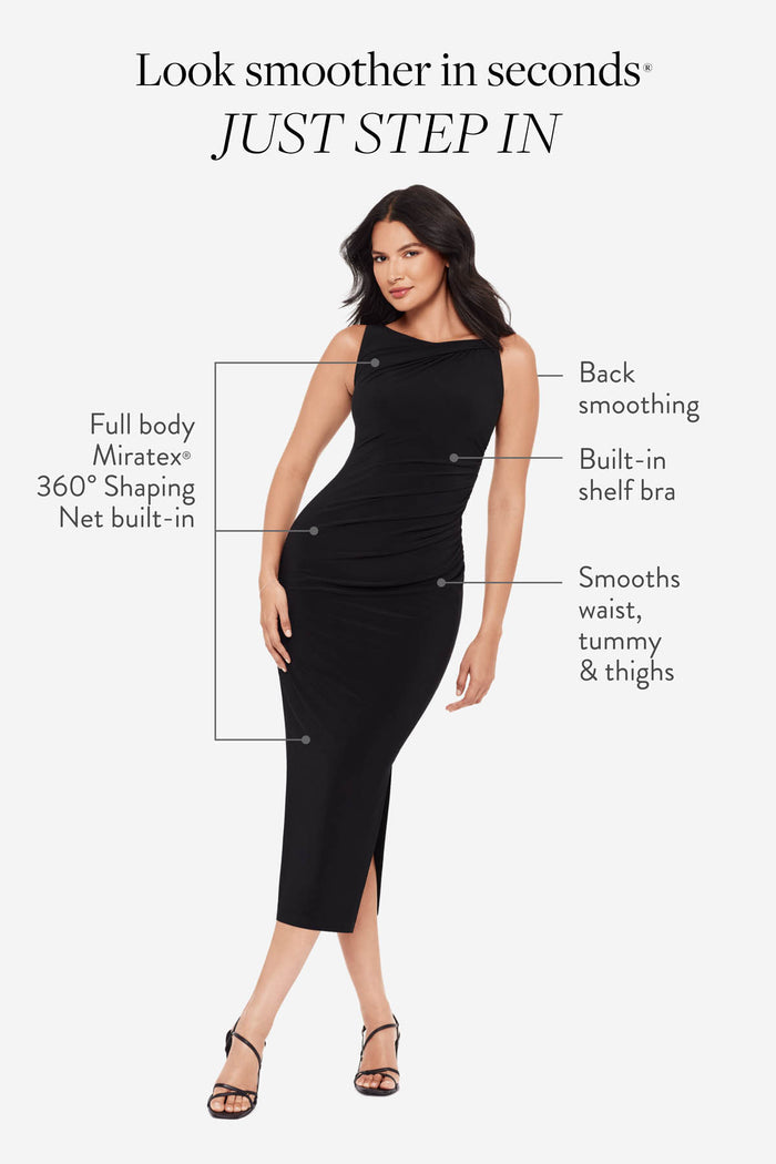 Aria Shaping Dress in Black
